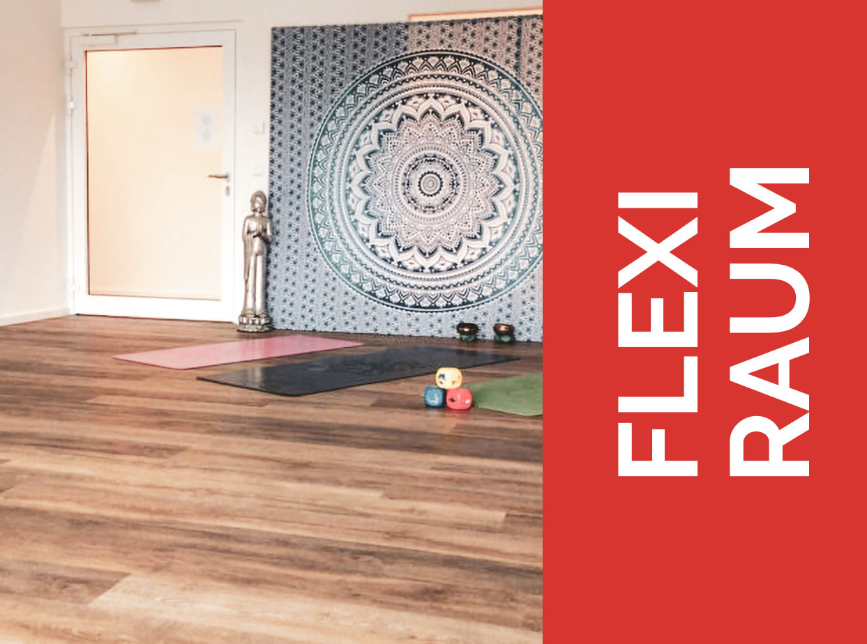 Flexi-Raum, unser Seminarraum für kleine und große Gruppen, ideal für Coachings und Schulungen