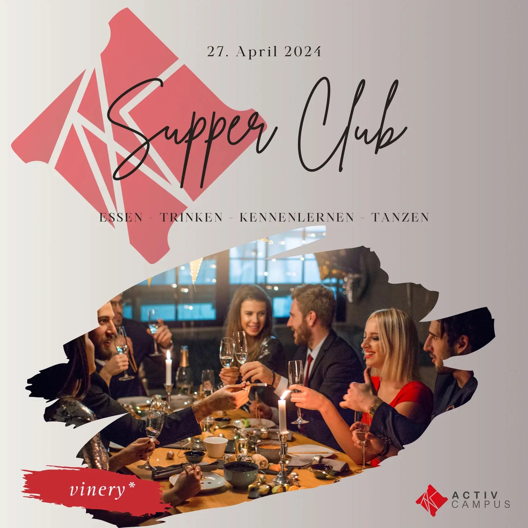 Zeit für neue Erfahrungen - Supper Club im ACTIV CAMPUS in Bochum
